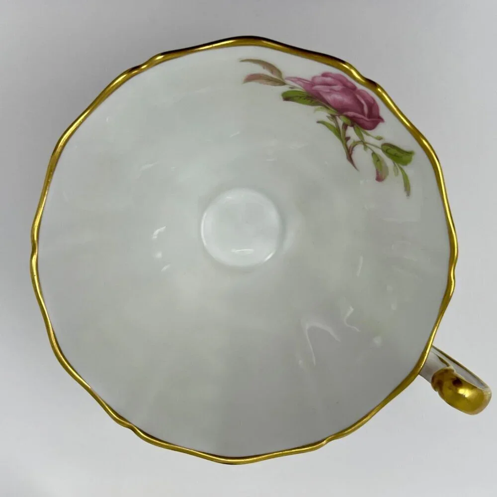 Vintage Adderley Bone China Teacup and Saucer Set